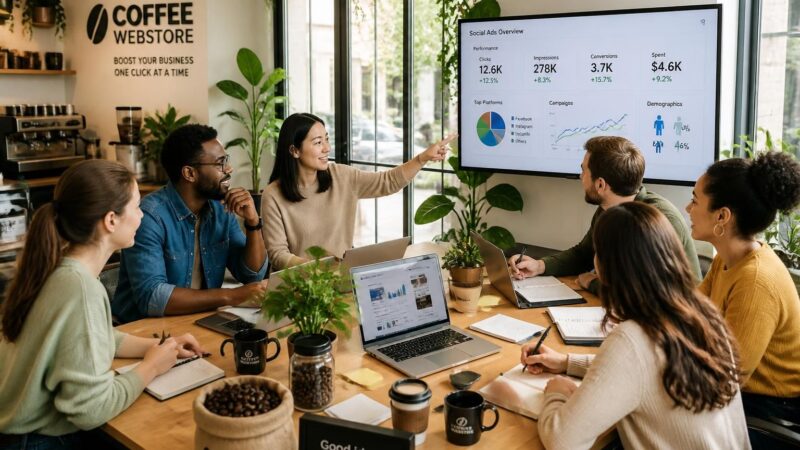 campus améliore les compétences des équipes social ads de coffee webstore pour optimiser leurs campagnes publicitaires sur les réseaux sociaux.