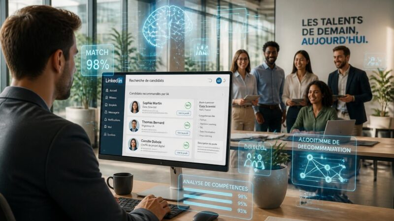 découvrez comment linkedin intègre l'intelligence artificielle pour transformer et optimiser le processus de recrutement des talents, rendant la recherche et la sélection plus efficaces et pertinentes.