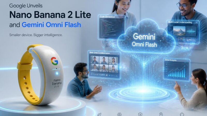 découvrez les dernières innovations de google avec le nano banana 2 lite et l'ouverture de gemini omni flash aux développeurs, offrant de nouvelles opportunités technologiques.