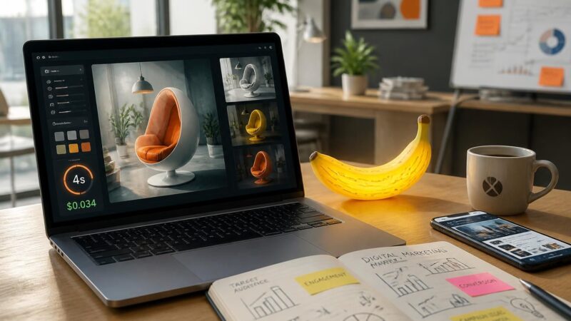 découvrez nano banana 2 lite, la solution de génération d'images ultra-rapide en 4 secondes pour seulement 0,034 $. idéale pour booster vos campagnes marketing avec des visuels efficaces et économiques.