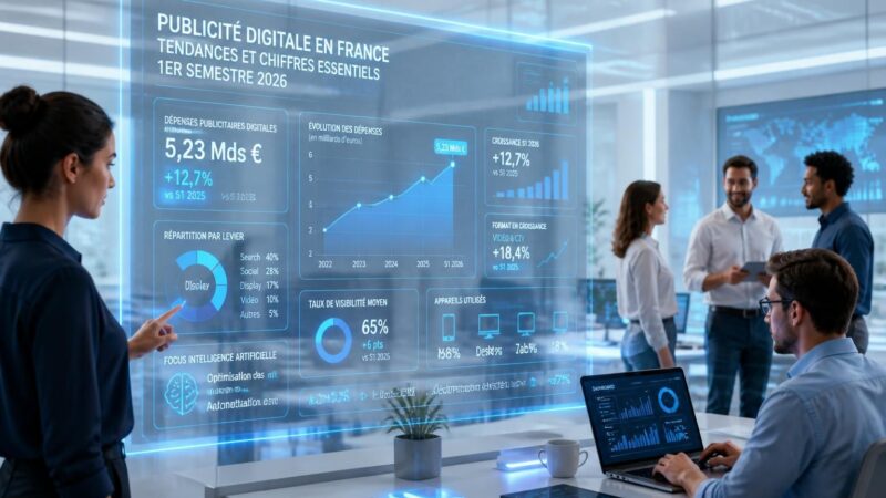 découvrez les tendances clés et les chiffres incontournables de la publicité digitale en france pour le premier semestre 2026, afin d'optimiser vos stratégies marketing.