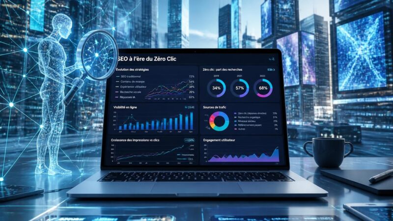 découvrez comment l'intelligence artificielle révolutionne les stratégies seo et booste la visibilité en ligne à l'ère du « zéro clic », transformant les pratiques traditionnelles pour un référencement plus efficace.