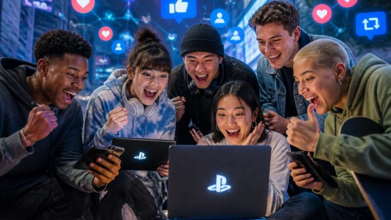 sony revient en force sur les réseaux sociaux, déclenchant une vague de réactions enthousiastes parmi les joueurs du monde entier.