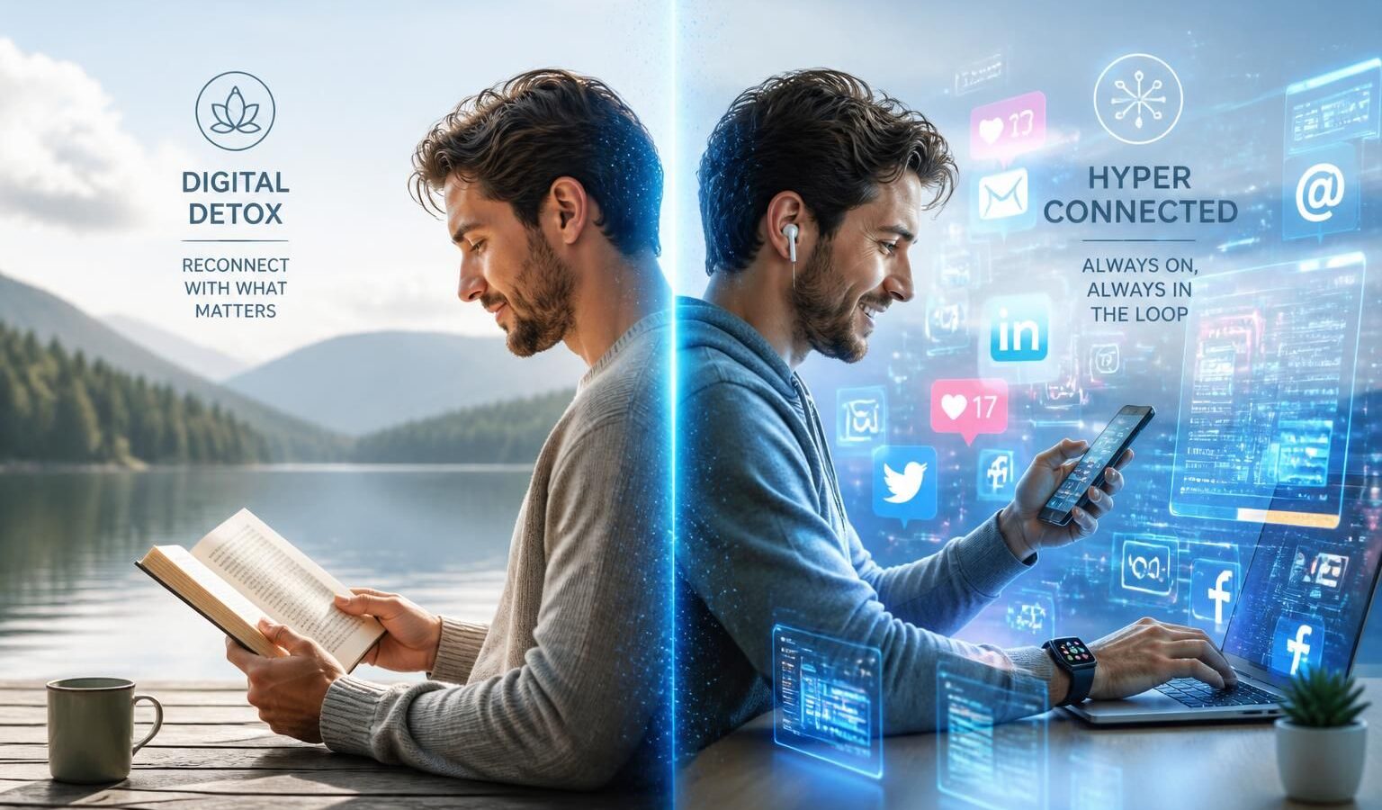 découvrez comment équilibrer vacances et technologie : êtes-vous pour une détox digitale ou préférez-vous rester hyperconnecté pendant vos congés ?