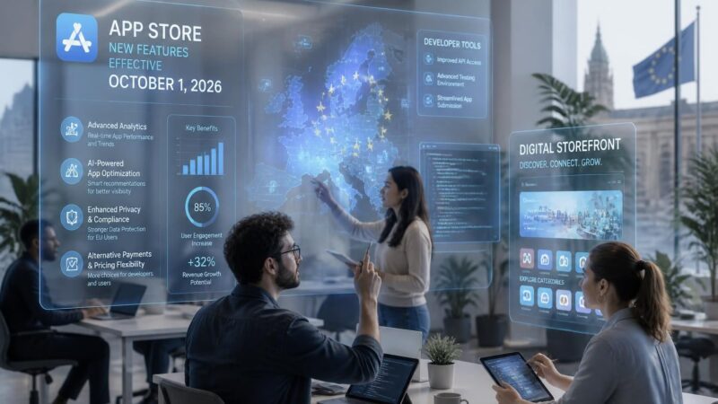 découvrez les nouveautés majeures de l'app store pour les développeurs européens à partir du 1er octobre 2026, incluant de nouvelles fonctionnalités, règles et opportunités pour optimiser vos applications.