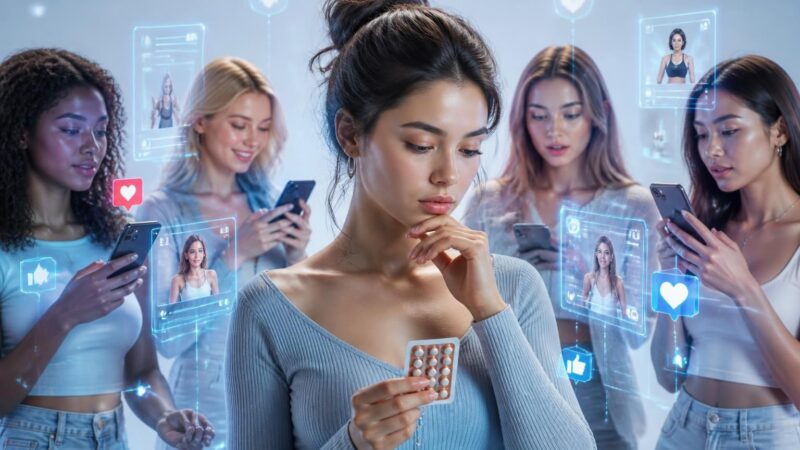 découvrez comment les réseaux sociaux impactent les choix contraceptifs des jeunes femmes, les incitant à délaisser la pilule au profit d'autres méthodes.