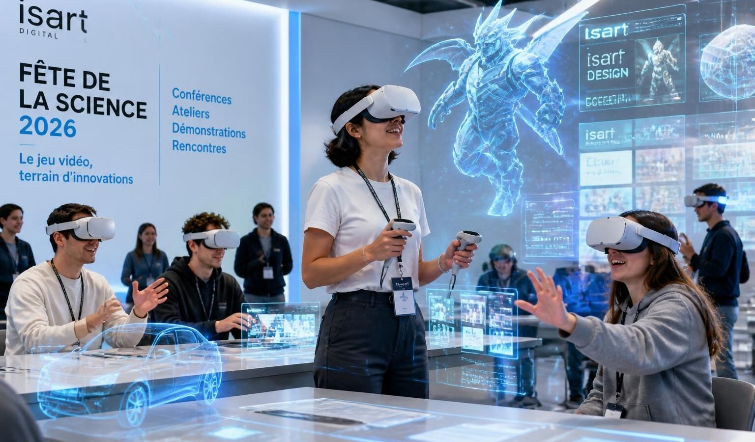 participez à la fête de la science 2026 à l'isart avec une conférence immersive unique dédiée à l'univers des jeux vidéo. découvrez innovations, technologies et perspectives passionnantes.