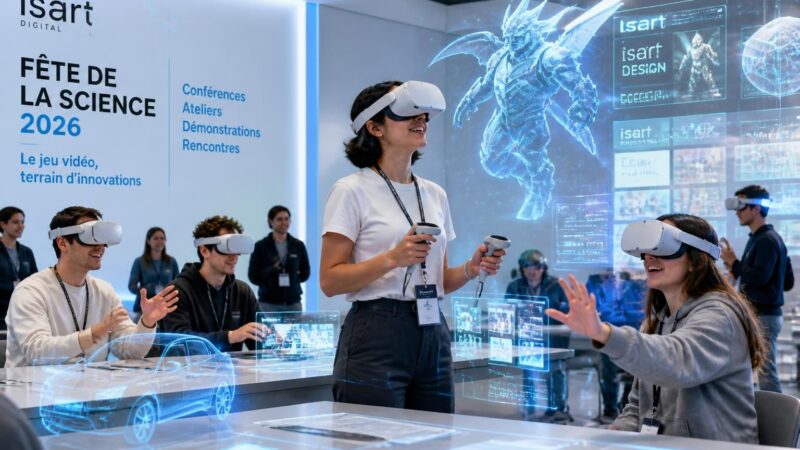 participez à la fête de la science 2026 à l'isart avec une conférence immersive unique dédiée à l'univers des jeux vidéo. découvrez innovations, technologies et perspectives passionnantes.