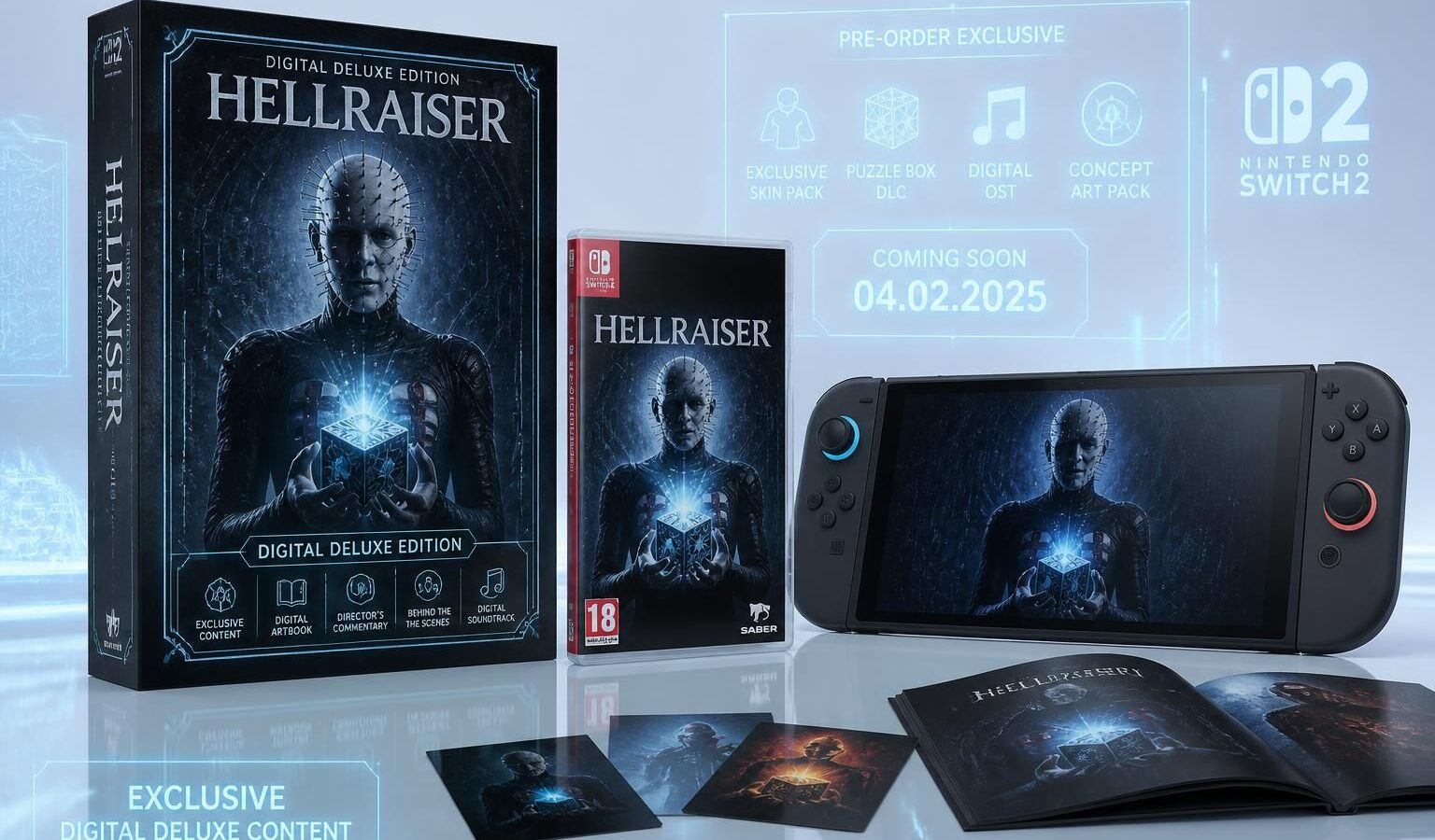 découvrez hellraiser revival en édition digital deluxe avec des bonus exclusifs en précommande. préparez-vous aussi au lancement imminent de la version sur switch 2 pour une expérience de jeu inédite.