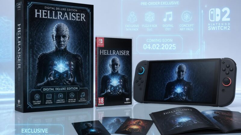 découvrez hellraiser revival en édition digital deluxe avec des bonus exclusifs en précommande. préparez-vous aussi au lancement imminent de la version sur switch 2 pour une expérience de jeu inédite.