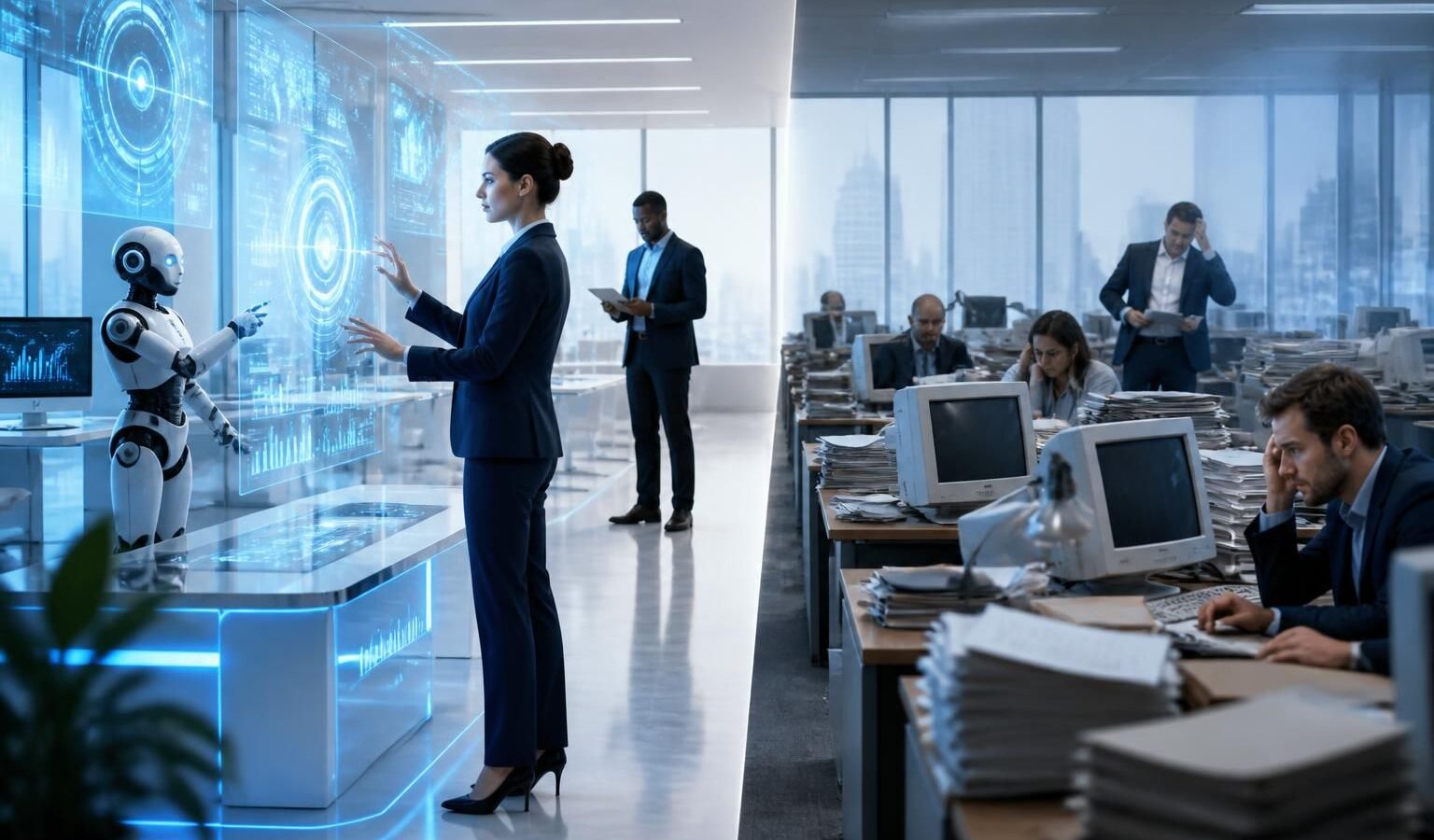découvrez comment l'intelligence artificielle crée un fossé croissant entre les entreprises pionnières en innovation et celles qui prennent du retard dans leur transformation digitale.