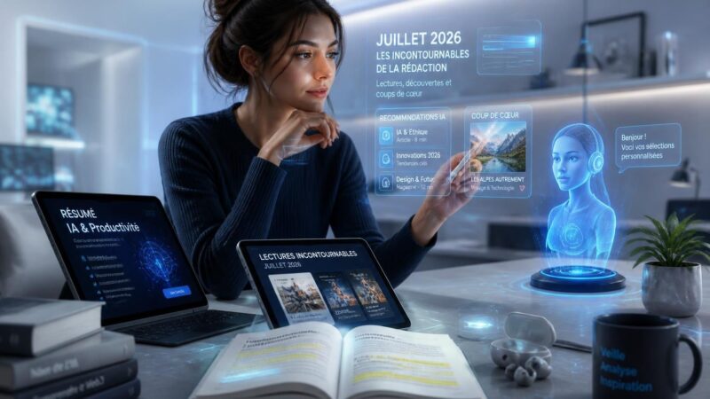 découvrez les incontournables de la rédaction pour juillet 2026 : lectures captivantes, découvertes enrichissantes et coups de cœur à ne pas manquer.