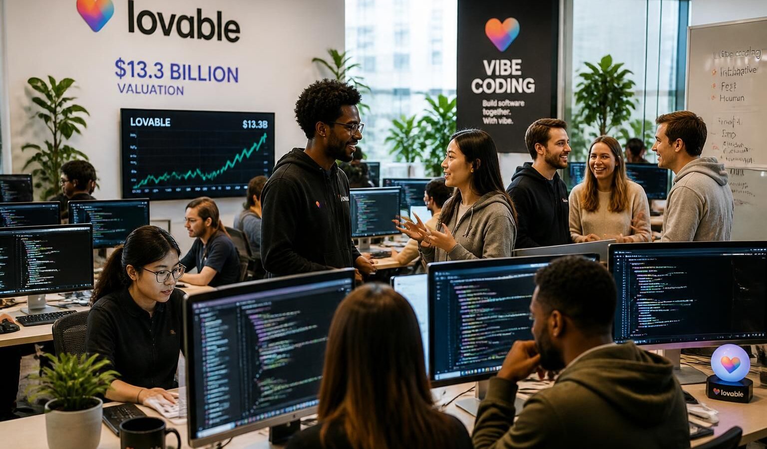 découvrez comment lovable atteint une valorisation impressionnante de 13,3 milliards de dollars grâce à l'engouement croissant pour le « vibe coding », une révolution dans le monde de la programmation.