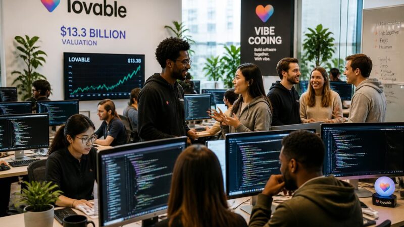 découvrez comment lovable atteint une valorisation impressionnante de 13,3 milliards de dollars grâce à l'engouement croissant pour le « vibe coding », une révolution dans le monde de la programmation.