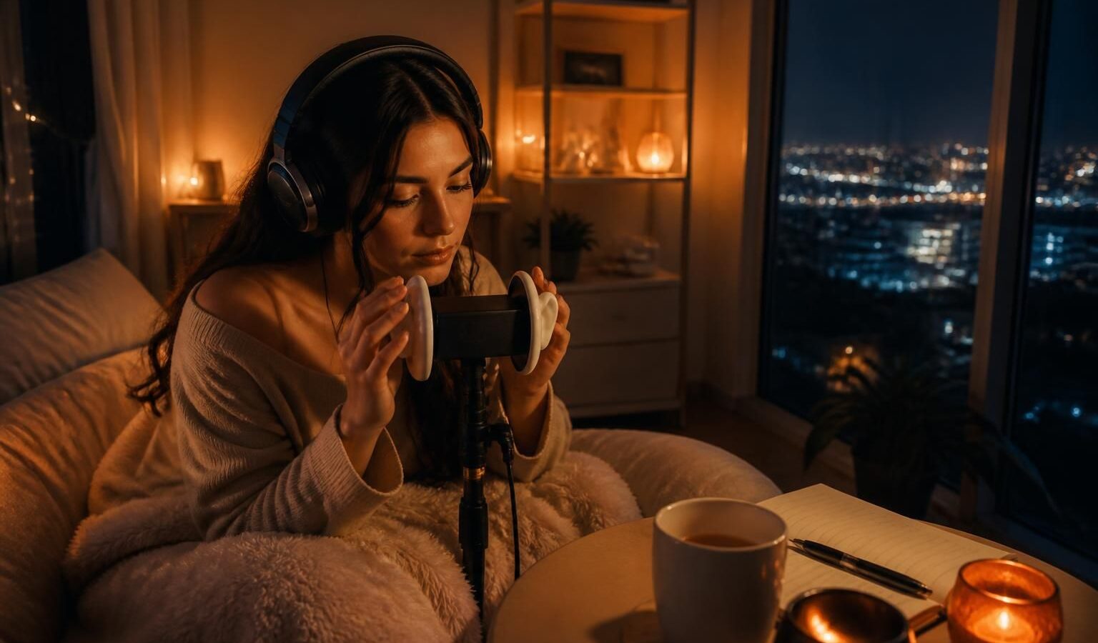 découvrez comment les influenceurs utilisent l'asmr pour partager leurs soirées en solo et lutter contre la solitude, créant des moments apaisants et intimes.