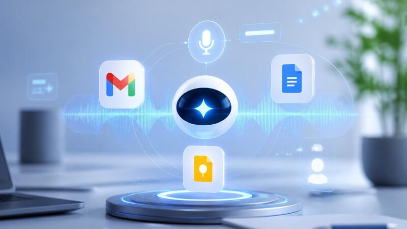 découvrez gemini vocal, la nouvelle fonctionnalité révolutionnaire intégrée à google workspace, transformant votre expérience avec gmail, docs et keep grâce à une interaction sonore innovante.