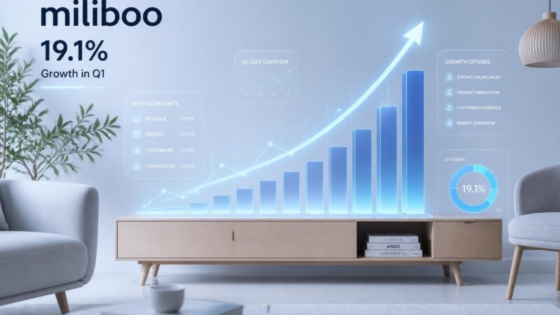 découvrez comment miliboo affiche une croissance remarquable de 19,1% au premier trimestre, confirmant son dynamisme et son succès sur le marché.
