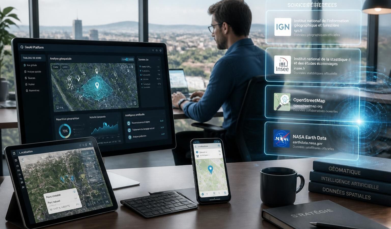 découvrez des outils d'intelligence artificielle pour créer et publier facilement des contenus géolocalisés dans des sources référencées, optimisant ainsi votre visibilité locale.