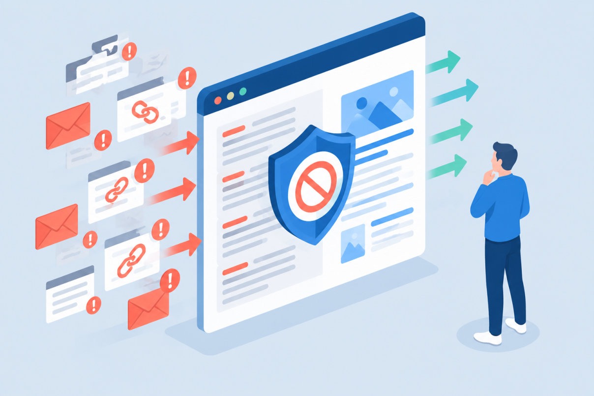Tableau de bord Search Console montrant l'impact de la Google spam update septembre 2026