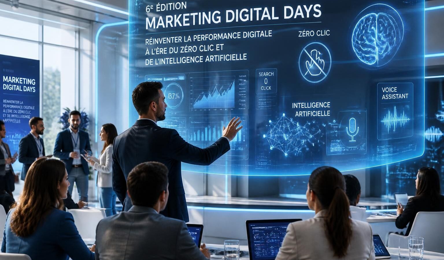 participez à la 6ᵉ édition des marketing digital days pour découvrir comment réinventer la performance digitale à l'ère du zéro clic et de l'intelligence artificielle. un événement incontournable pour les professionnels du marketing.