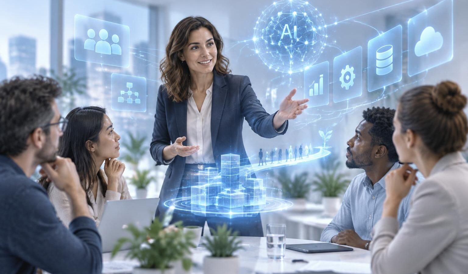 rejoignez une équipe en tant que chargé(e) de conduite du changement et accompagnez la transformation digitale autour de sap et de l’intelligence artificielle.