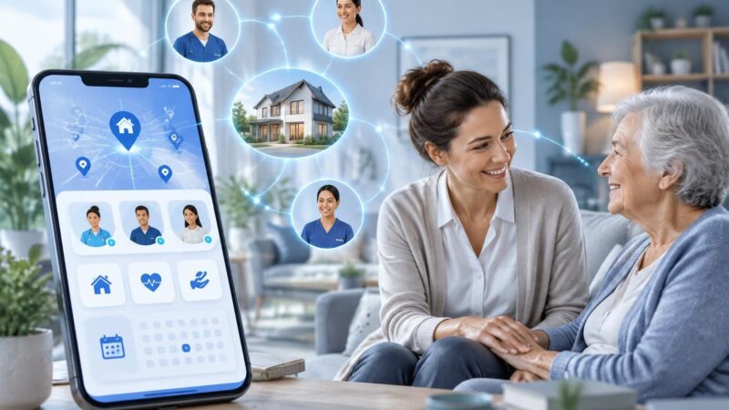 trouvez facilement des prestataires de soins à domicile grâce à une plateforme dédiée, et accédez à des services adaptés à vos besoins.