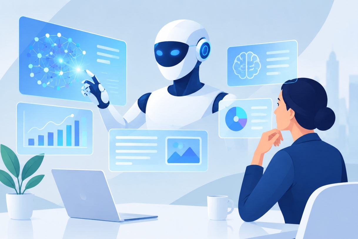 Interface du modèle Gemini 4 Argon de Google utilisée par des professionnels en entreprise