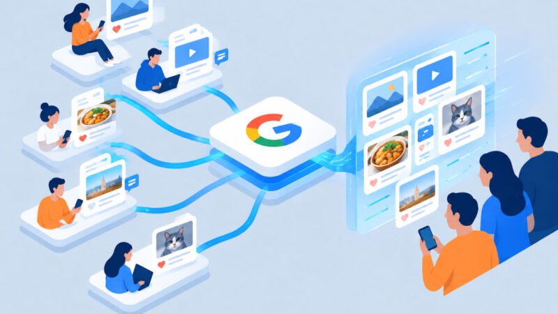 Flux google ugc fresh data transmettant les contenus des plateformes en quasi temps réel