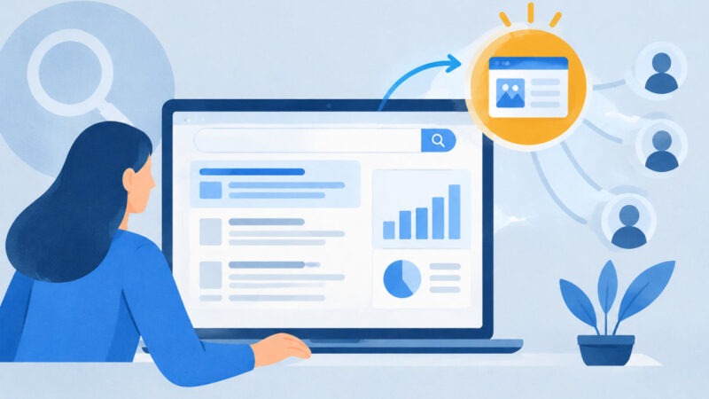 Rapport search console sources préférées montrant le nombre d'internautes ayant choisi un site