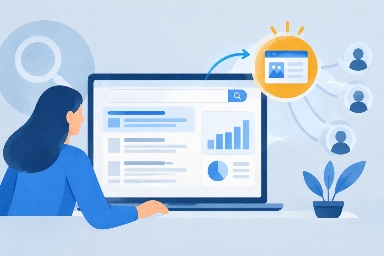 Rapport search console sources préférées montrant le nombre d'internautes ayant choisi un site